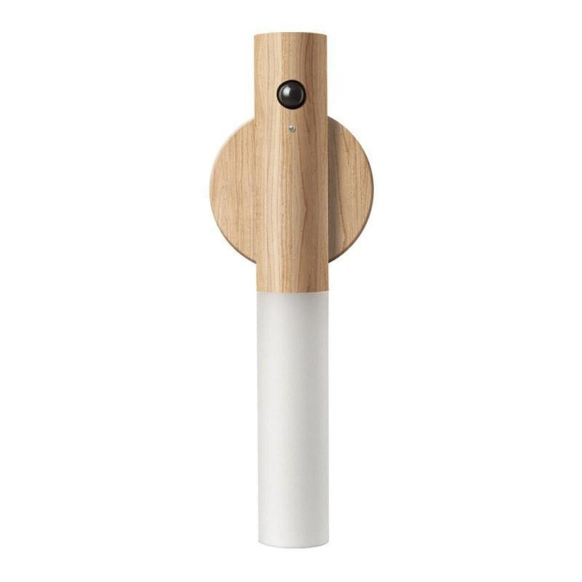 Rechargeable Motion Sensor Night Light – Magnetic Wooden Wall Lamp