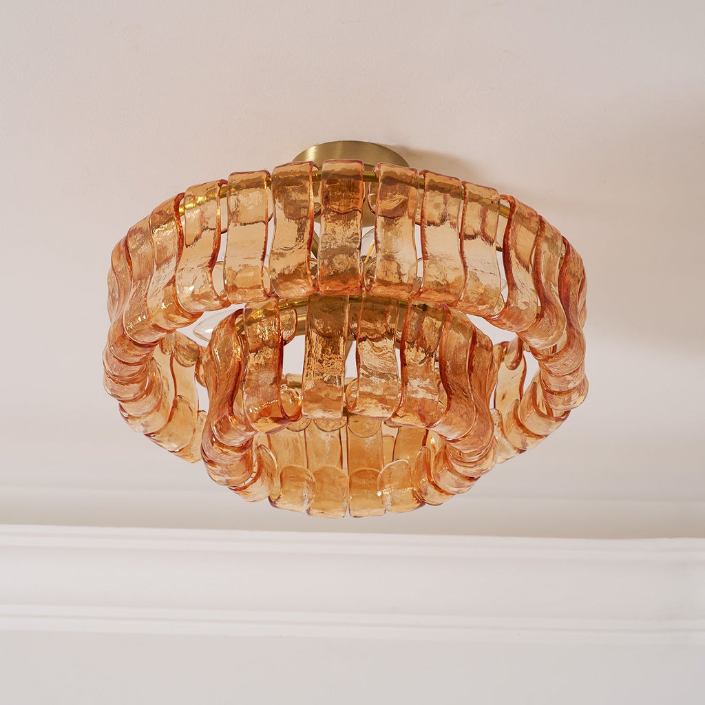 Ghiaccio Flush Mount Ceiling Lamp
