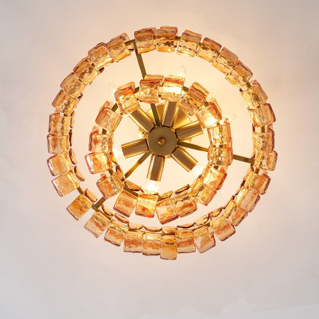 Ghiaccio Flush Mount Ceiling Lamp