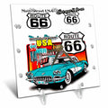 3dRose Signs - Route 66 - Desk Clocks (dc_1010)