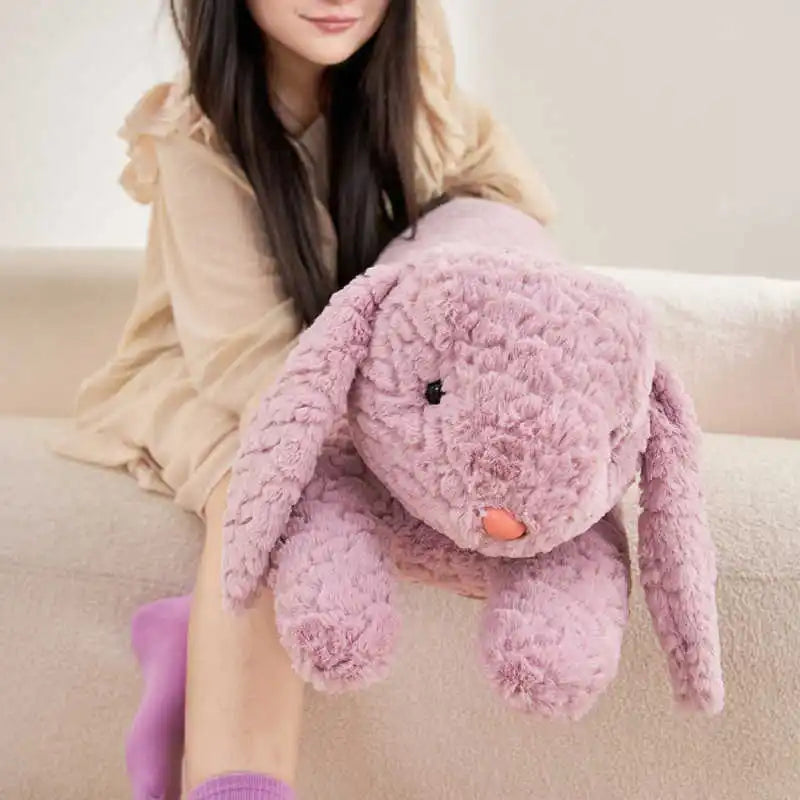 Long Rabbit Plush Body Pillow – Large Cute Sleeping Cushion