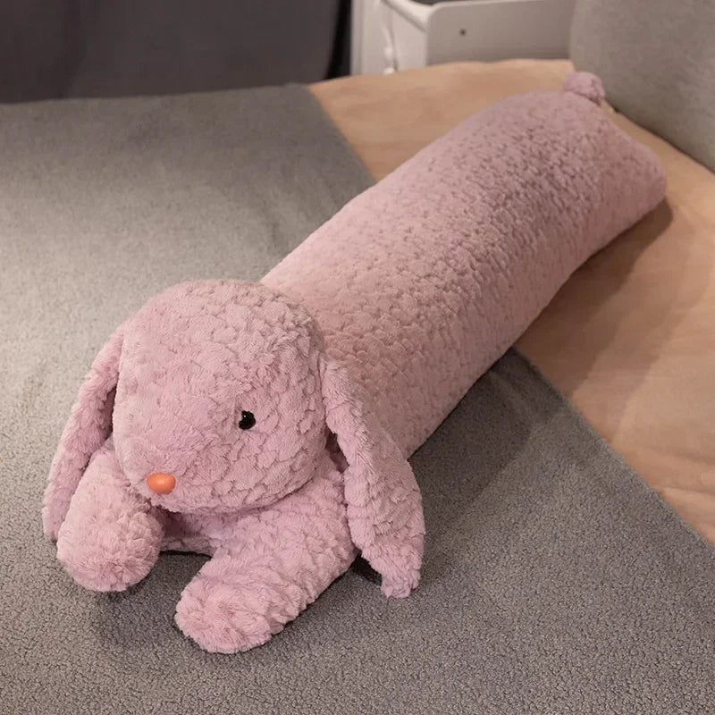 Long Rabbit Plush Body Pillow – Large Cute Sleeping Cushion