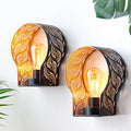 Set of 2-7"H Wall Sconce Battery Operated Lamps