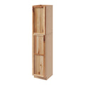 Rustic Hickory 24" x 84" Tall Pantry Linen Cabinet