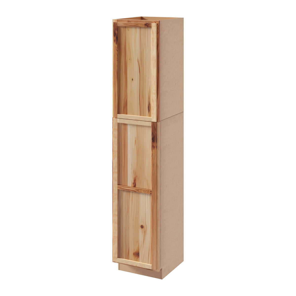 Rustic Hickory 24" x 84" Tall Pantry Linen Cabinet