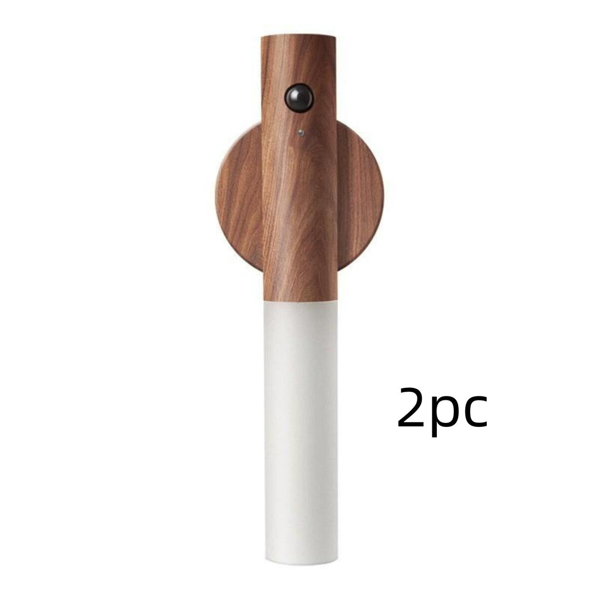 Rechargeable Motion Sensor Night Light – Magnetic Wooden Wall Lamp