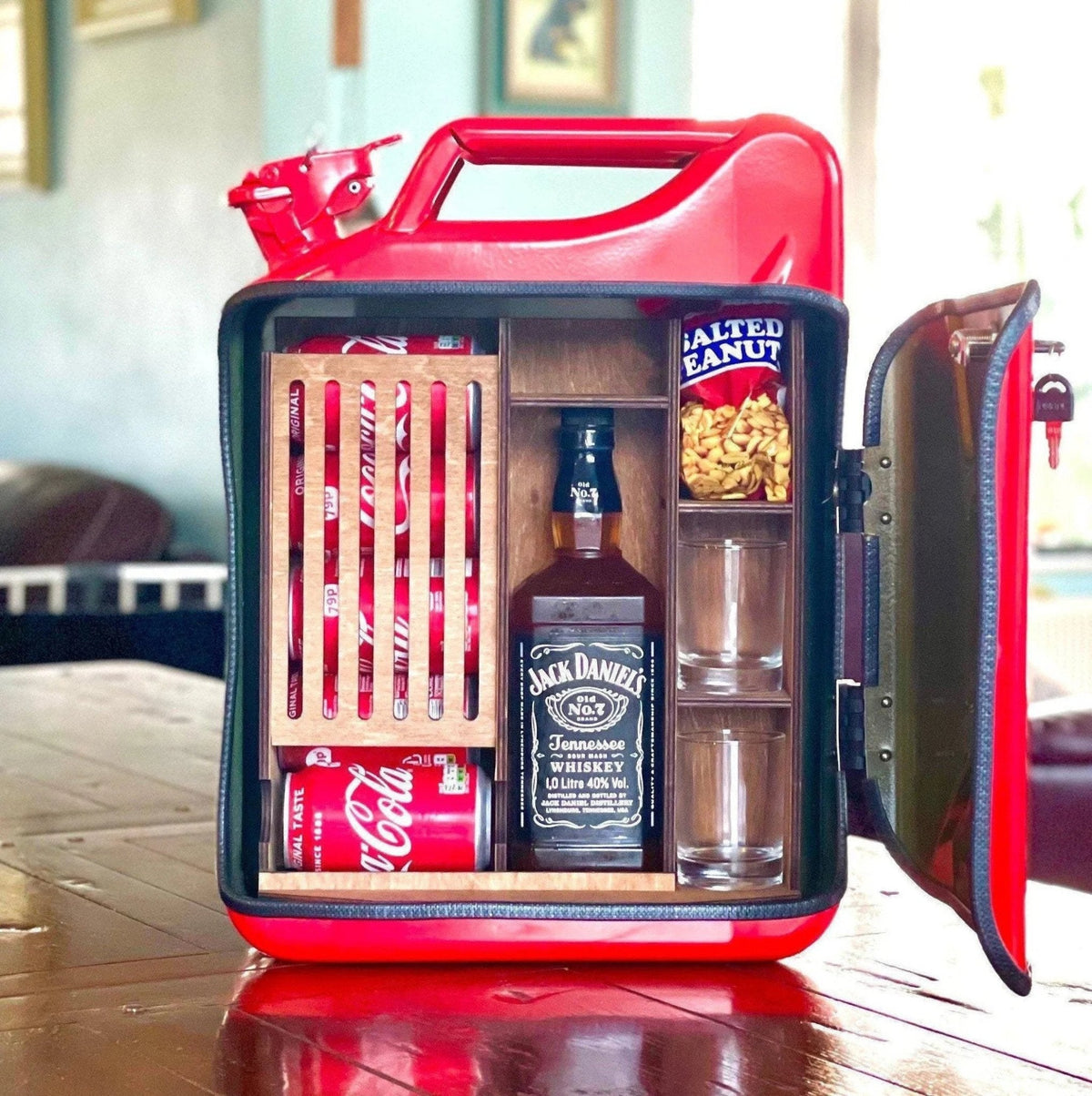 Jerry Can Mini Bar Cabinet for Man Cave Bar