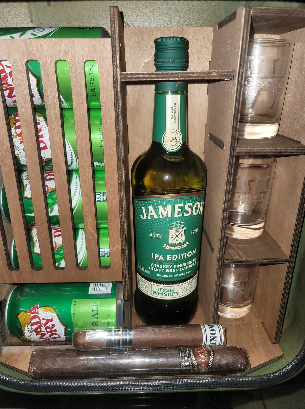 Jerry Can Mini Bar Cabinet for Man Cave Bar