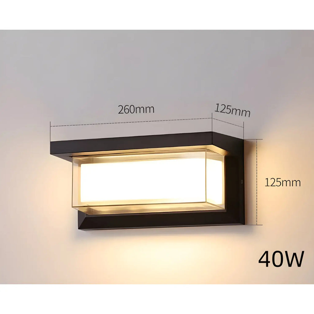LED Wall Light Lamp with PIR Motion Sensor and Waterproof