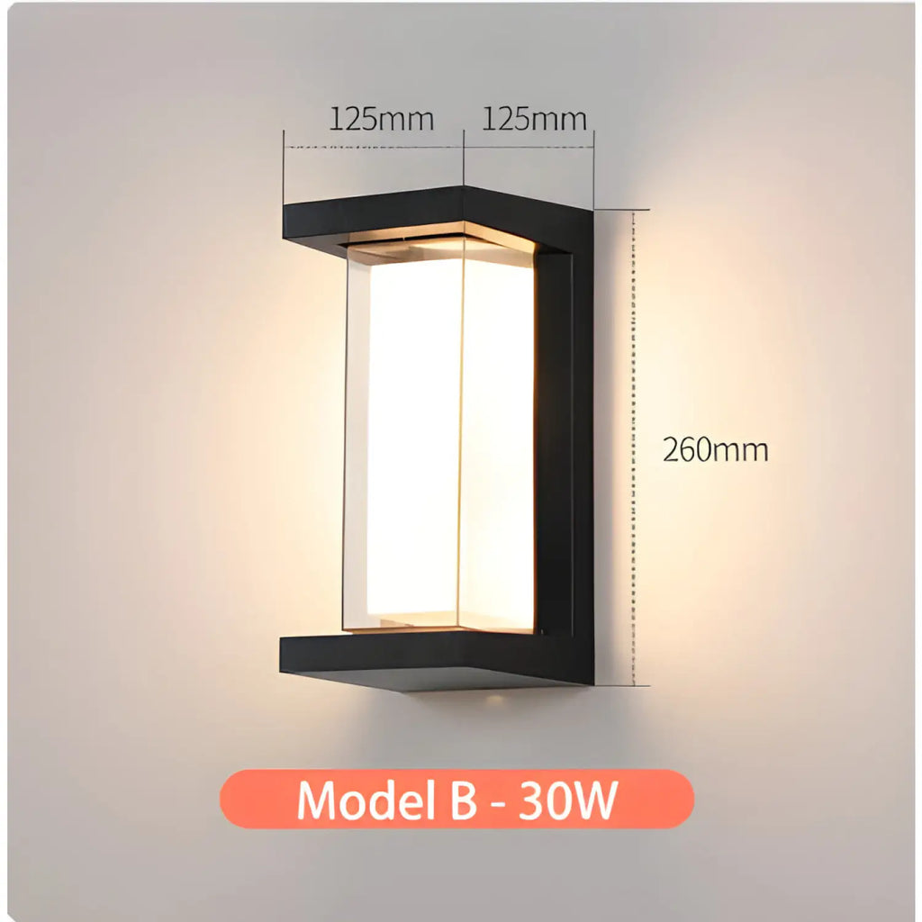 LED Wall Light Lamp with PIR Motion Sensor and Waterproof