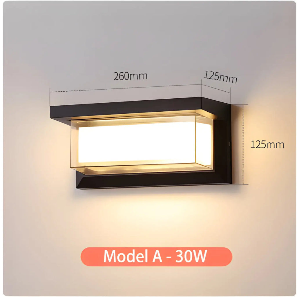 LED Wall Light Lamp with PIR Motion Sensor and Waterproof