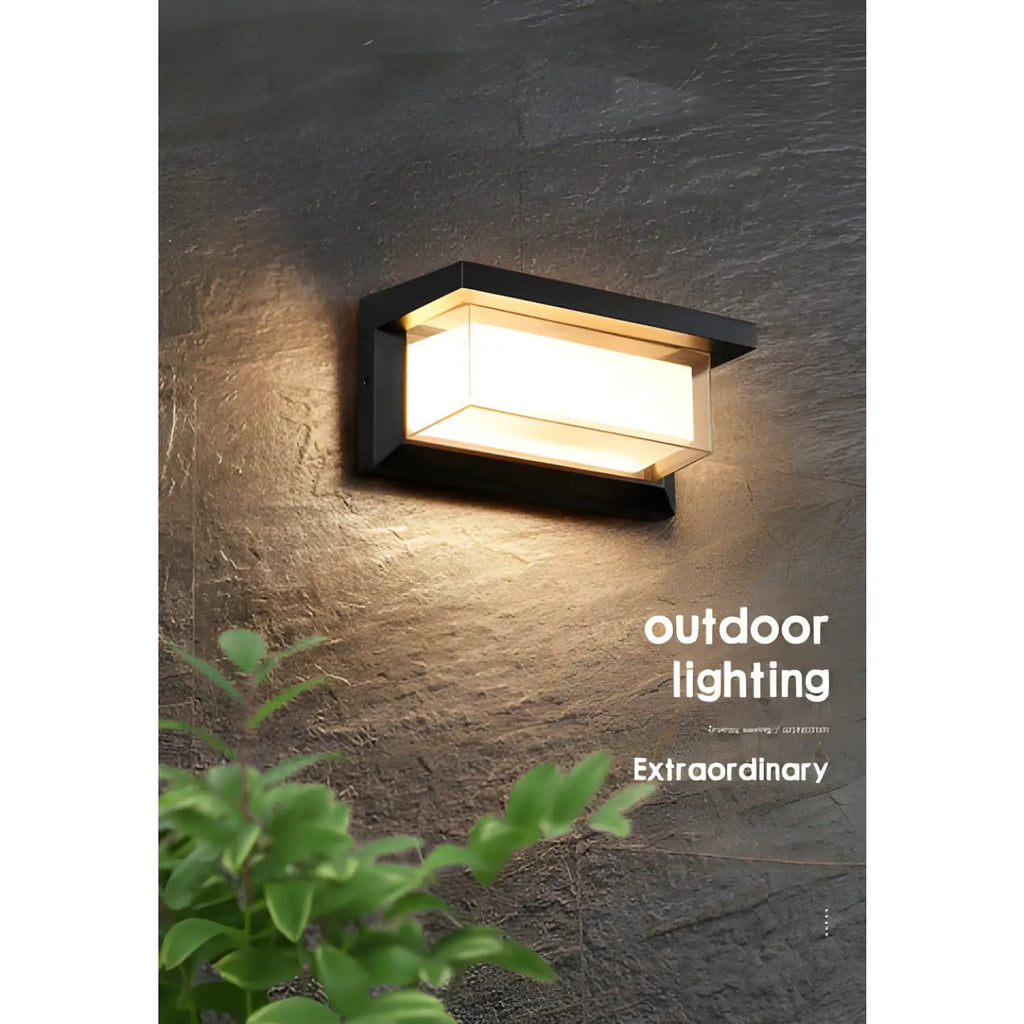 LED Wall Light Lamp with PIR Motion Sensor and Waterproof