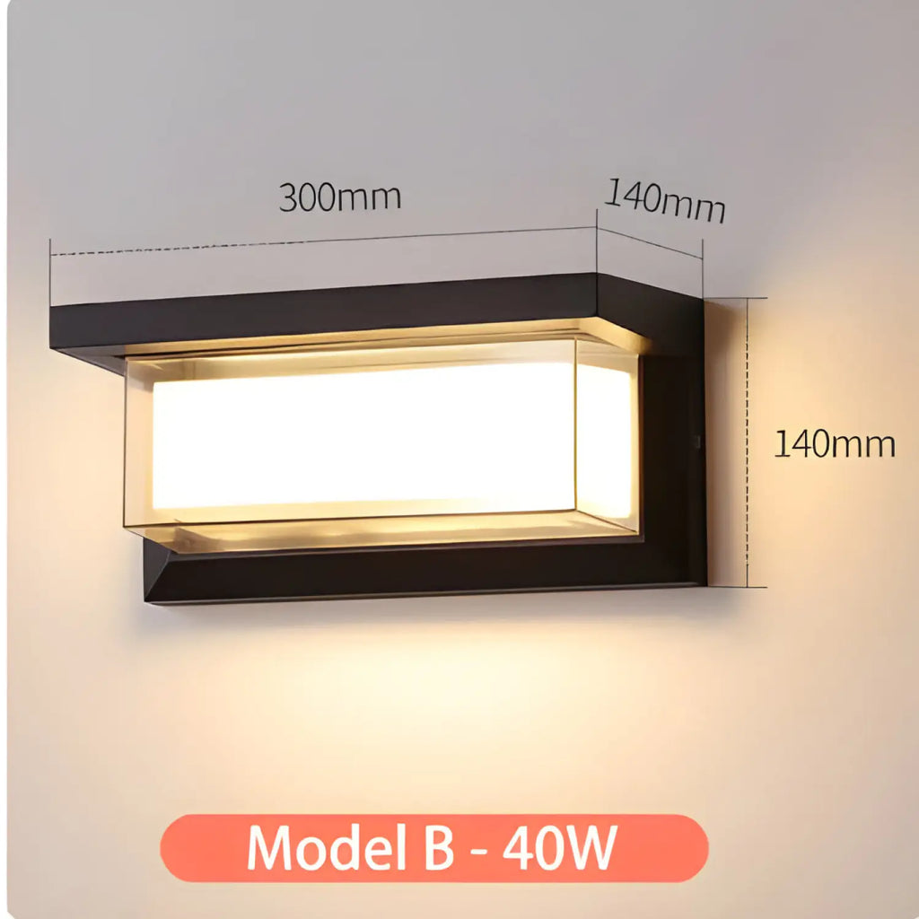 LED Wall Light Lamp with PIR Motion Sensor and Waterproof